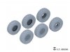 E.T. Model P35-131 KAMAZ-43509 Truck Sagged wheels & Spare Wheels for Zvezda kit 1/35